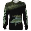 Nothern Pike Tournament fishing Customize name All over print shirts personalized fishing gift Black version - IPH959