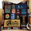 I Wanna go Fishing Fleece Blanket