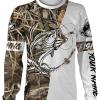 Custom camo bass fishing shirts all over printed T-shirt, Long sleeve, Hoodie, Zip up hoodie
