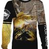 Customize name walleye fishing 3D full printing Long sleeve, Hoodie, Zip up hoodie