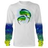 Mahi mahi fishing 3D all over print shirts Fishing gift for Men, women Plus size NQS208