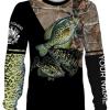 Crappie fishing shirts personalized custom fishing shirts PQB5