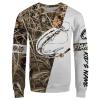 Lake Sturgeon Customized fishing tattoo camo all-over print long sleeve, T-shirt, Hoodie, Zip-up hoodie - FSA12