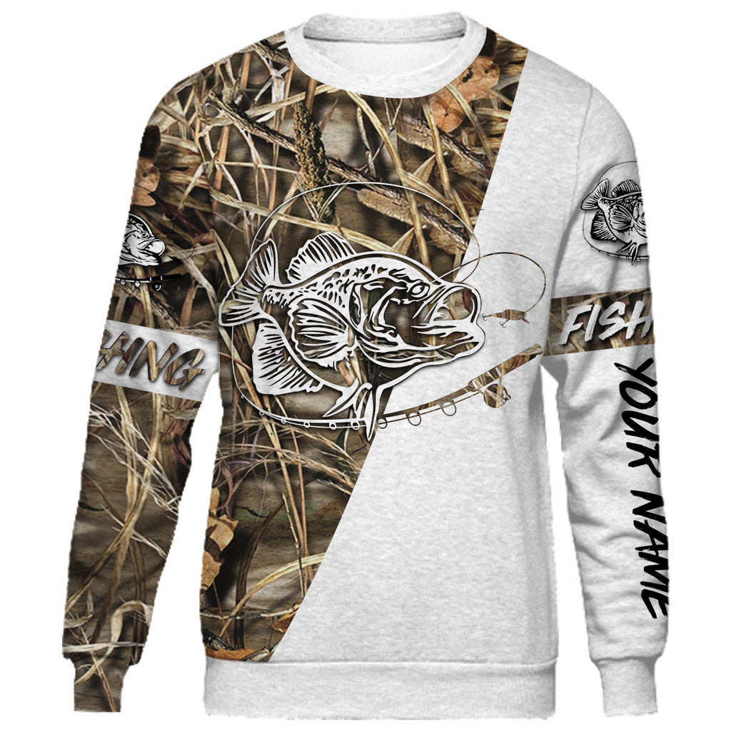 Personalized crappie fishing tattoo full printing shirt, all over print ...