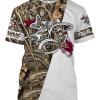 Personalized snook redfish flounder fishing camo Florida full printing shirts, hoodie - TATS13