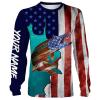 Northern Pike Fishing US Flag 4th of July Custom name All over print shirts – personalized Patriot fishing gift for men, women and kid – IPH1386