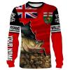 Walleye Fishing 3D Manitoba Canada Flag Patriot Custom name All over print shirts – personalized fishing gift for men and women – IPH1470