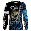 Walleye blue muddy camo fish hook Customize name All over print shirts – fishing gift for men and women – IPH1116