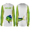 Mahi Mahi (Dorado) Fishing Wrap around Customize name All over print shirts – personalized fishing gift for men and women – IPH1106