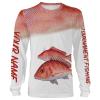 Red Snapper tournament fishing customize name all over print shirts personalized gift NQS188