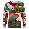 Red Snapper Fishing 3D Florida Flag Patriot Custom name All over print shirts – personalized fishing gift for men, women and kid – IPH1541