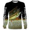 Musky fishing Customize name All over print shirts personalized fishing gift – NQS225