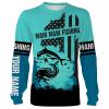 Mahi Mahi (Dorado) Fishing American Flag Patriot Customize name All over print shirts – personalized fishing gift for men, women and kid – IPH1280