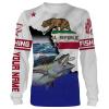 Bluefin Tuna Fishing California US Flag Patriot Customize name All over print shirts – personalized fishing gift for men, women and kid – IPH1478