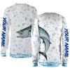 King Mackerel (Kingfish) Fishing Wrap around bubbles Customize name All over print shirts – personalized funny fishing shirts for men, women and kid – IPH1213