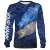 Striped Bass Fishing Water Camo Customize name All over print shirts – personalized fishing gift for men, women and kid – IPH1264