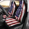 Fish Hook American Flag Fishing Custom Car Seat Covers, Personalized Patriotic Fishing Car Accessories Set of 2 FEB21 – IPHW647