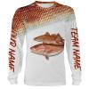 Redfish Puppy Drum Fishing Customize name All over print shirts – personalized fishing apparel for Fishing Team – IPH1039
