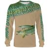 Musky Tournament fishing Customize name All over print shirts personalized fishing gift Tan version – IPH958