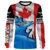 Wahoo Fishing 3D Canada Flag Patriot Custom name All over print shirts – personalized fishing gift for men and women – IPH1455