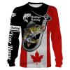 Walleye Fishing 3D Canada Flag Patriot Custom name All over print shirts – personalized fishing gift for men and women – IPH1489