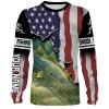 Snook Fishing 3D Flying American Flag Patriot 4th of July Customize name All over print shirts – personalized fishing gift for men, women and kid – IPH1238