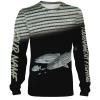 Striped Bass Tournament fishing Customize name All over print shirts personalized gift for fishing lovers Black version – IPH961