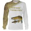 Walleye Fishing Crew Customize name All over print shirts – personalized fishing apparel for Fishing Team – IPH1031