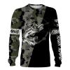 Walleye Fishing Camo Customize name 3D All over print shirts – personalized fishing gift for Adult and Kid – NQS442