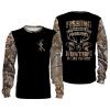 Hunting and fishing solves my problem camouflage all over print shirts TATS187