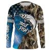 Trout Fishing Camo American Flag Custom All over print Shirts Long Sleeve Sun shirt – Personalized Hooded Sun shirt, Long sleeve shirt styles to choose – IPH2545