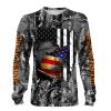 Redfish Puppy Drum Fishing muddy Camo American Flag Patriot Custom name All over print shirts – personalized fishing gift for men, women and kid – IPH1395