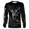 Awesome Deer hunting 3D Smoke em Customize name 3D All over print shirts – personalized fishing hunting gift for men, women and kid – IPH1998