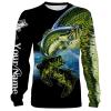 Largemouth Bass Fishing Scale Customize name All over print shirts – personalized fishing gift for men and women – IPH1107