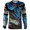 Largemouth Bass Fishing Blue muddy camo Custom name All over print shirts – personalized fishing gift for men, women and kid – IPH1426