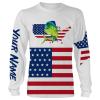 Mahi Mahi (Dorado) Fishing American Flag Patriot Custom name All over print shirts – personalized 4th of July fishing gift for men, women and kid – IPH1301