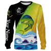 Mahi Mahi Fishing scale Customize name All over print shirts – personalized fishing gift for men and women – IPH1029