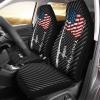 Us Fishing Rod American Flag Customize 3D Printed Seat Covers, Perfect Car Accessories – Personalized Gift For Fishing Lovers Set Of 2 – Iph2042