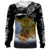 Walleye Fishing Skull Custom name All over print shirts – fishing gift ideas for adult and kid – IPH1366