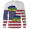 Mahi Mahi ( Dorado) Fishing American Flag Patriot Customize name All over print shirts – personalized Patriotic 4th of July fishing shirt gift for Adult And Kid NQS478