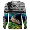 Rainbow Trout American Flag Patriot 4th of July Custom name All over print shirts – personalized fishing gift for men, women and kid – IPH1352