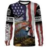 Rainbow Trout Fishing 3D American Flag Patriot Customize name All over print shirts – personalized Patriotic 4th of July fishing shirt gift for men, women and kid – IPH1162