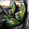 Largemouth Bass Fishing Fish On Green Camo 3D Printed Seat Covers, Perfect Car Accessories – Personalized Fishing Gift For Fisherman – Nqsd173