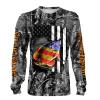 Crappie Fishing muddy Camo 4th of July AF American Flag Custom name All over print shirts – personalized Patriot fishing gift for men, women and kid – IPH1372