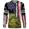 Bluegill Fishing American Flag Patriot Customize name All over print shirts – personalized fishing gift for men, women and kid – IPH1164
