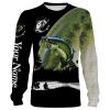 Largemouth Bass Fishing scale Customize name All over print shirts – personalized fishing gift for men and women – IPH990