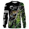 Walleye Fishing Green muddy camo Fish hook Customize name 3D All over print shirts – personalized fishing apparel gift for men, women and kid – IPH1614
