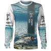 Striped Bass ( Striper) Fishing 3D All Over print shirts personalized fishing apparel for Adult and kid NQS562