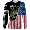 Walleye Fishing 3D American Flag Patriot Custom name All over print shirts – personalized US fishing gift for men and women – IPH1490
