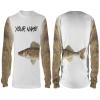 Walleye Fishing Wrap around Customize name All over print shirts – personalized fishing gift for men and women – IPH1101